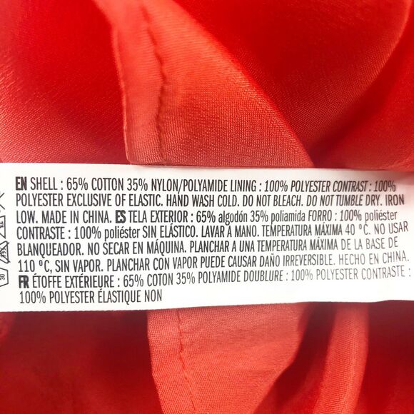 Endless Rose Lace Peplum Dress Size L Orange Sleeveless Whimsical Fairy Garden - Picture 4 of 4